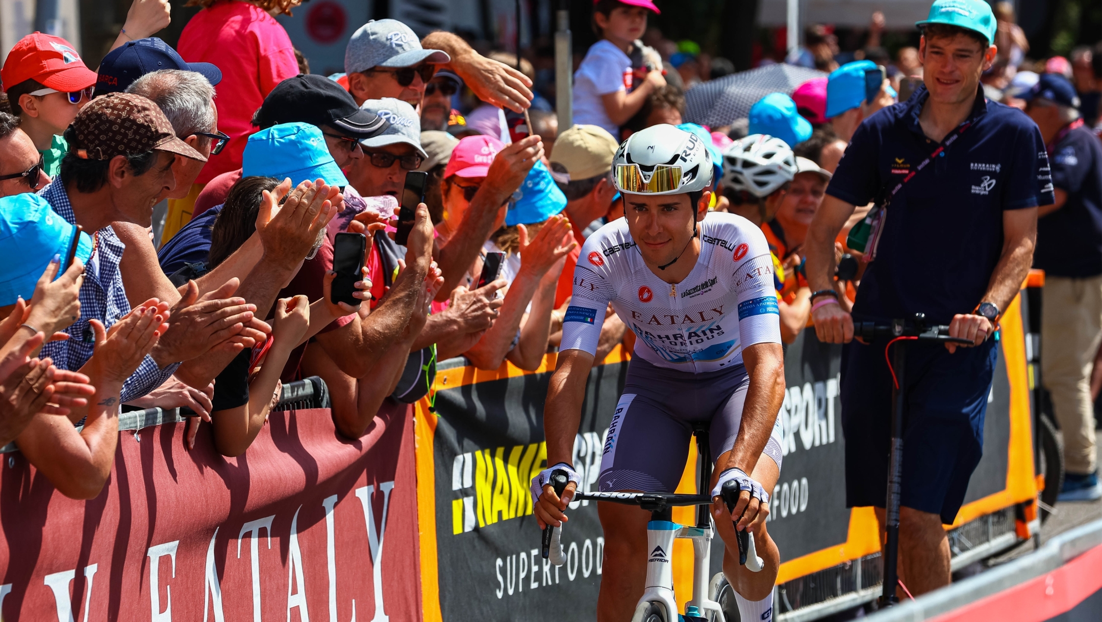 Giro d'Italia 2024 - 107th Edition - 21st stage Roma - Roma 125 km - 26/05/2024 - Antonio Tiberi (ITA - Bahrain - Victorious) - photo Luca Bettini/SprintCyclingAgency?2024