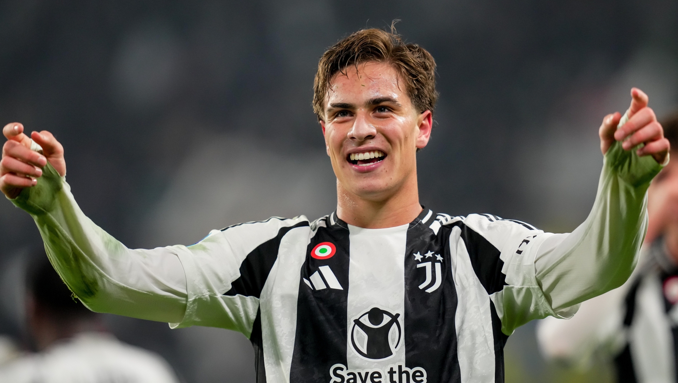 Juventus' Kenan Yildiz  during  the Serie A soccer match between Juventus and Torino at Allianz Stadium in Turin , North Italy - Saturday , November 09 , 2024. Sport - Soccer . (Photo by Spada/Lapresse)