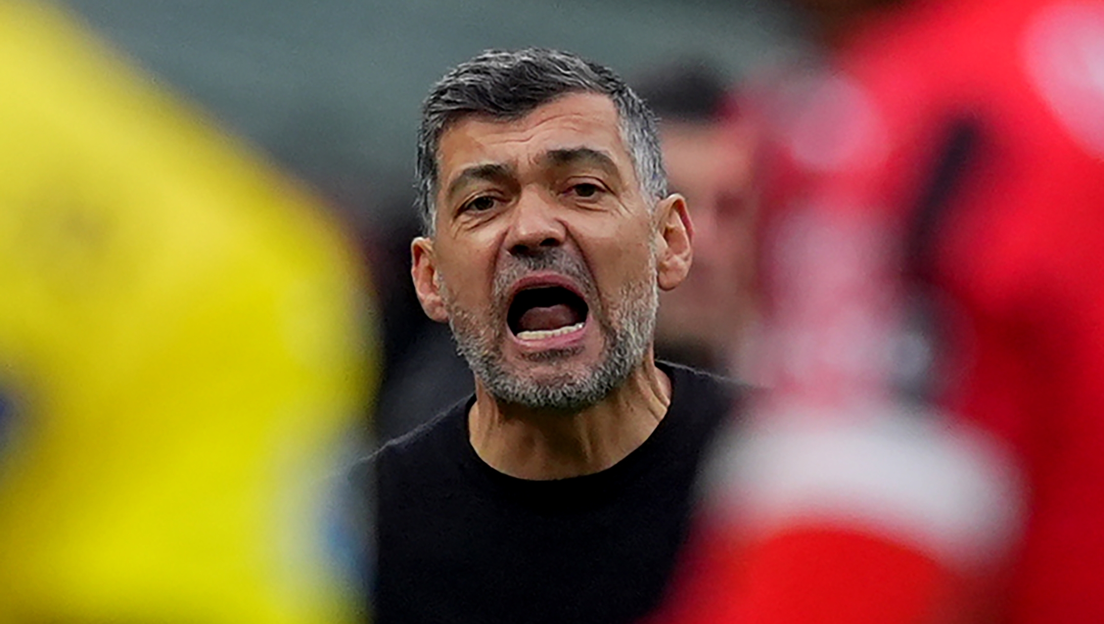 AC Milans Sergio Conceicao during the Serie A soccer match between Ac Milan and Parma at San Siro  Stadium in Milan  , North Italy -  , Sunday , January 26 , 2025 . Sport - Soccer . (Photo by Spada/LaPresse)