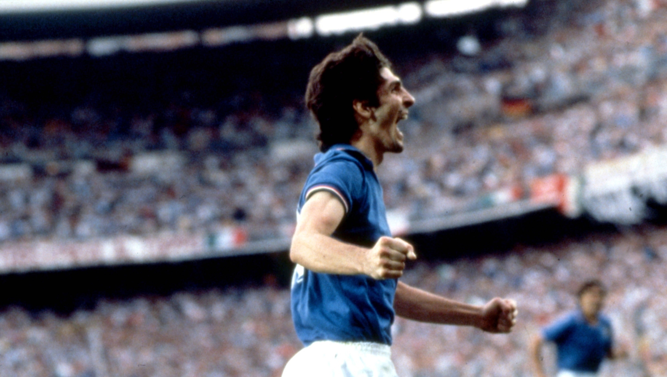 RETRO - MONDIALI CALCIO - SPAGNA CAMPIONATO DEL MONDO DI CALCIO 1982. NELLA FOTO FINALE
ITALIA-GERMANIA 3-1 L'ESULTANZA DI PAOLO ROSSI DOPO IL PRIMO GOL. CAMONDPRO
