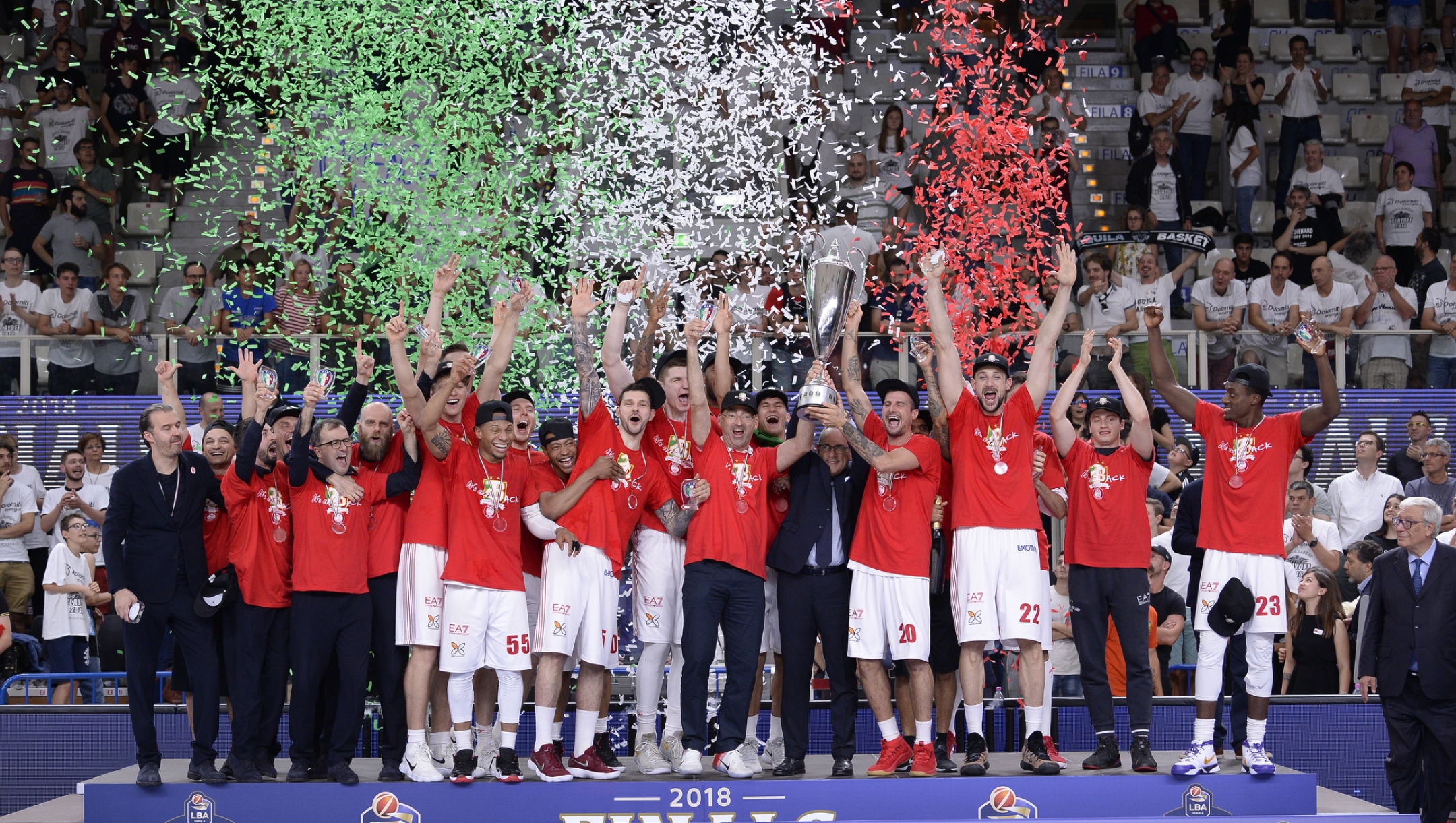 scudetto
Dolomiti Energia Trento - Olimpia EA7 Emporio Armani Milano
Palyoff Finale Gara 6
Milano 15/06/2018
Foto M. Ozbot / Ciamillo-Castoria - TRENTO - MILANO GARA 6 - fotografo: ciamillo