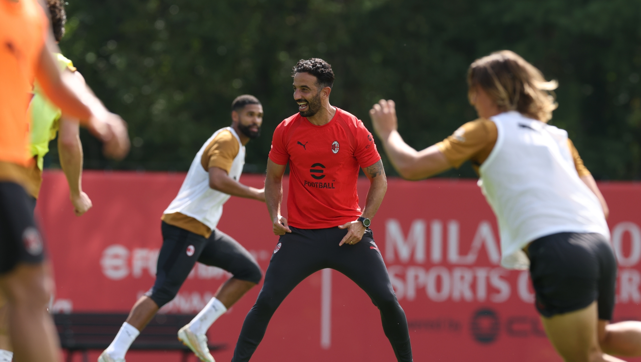  Head coach AC Milan Ruben Amorim reacts during AC Milan training session at Milanello on August 18, 2026 in Cairate, Italy. (Photo by Claudio Villa/AC Milan via Getty Images)
