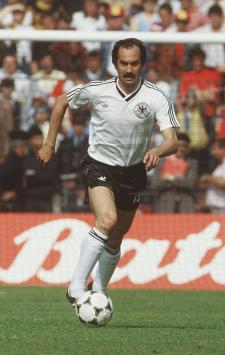 SPAIN - SEPTEMBER 26:  FUSSBALL: WM 1982 in Spanien, Uli STIELIKE/GER  (Photo by Lutz Bongarts/Bongarts/Getty Images)