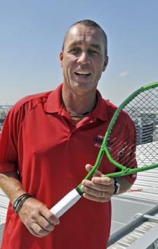 FILE - In this May 20, 2011 file photo Czech-born tennis legend Ivan Lendl poses in Frankfurt, Germany to promote the tennis tournament "Cup of Legends".  Fourth-ranked Scottish tennis player Andy Murray hired eight-time Grand Slam winner Lendl as his coach Saturday, Dec. 31, 2011, in a bid to finally win a major title. (AP Photo/dapd, Thomas Lohnes)