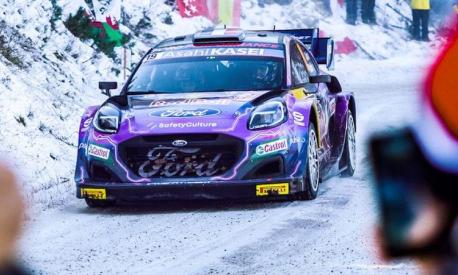 Sebastien Loeb (Ford M-Sport) al Rally di Montecarlo 2022