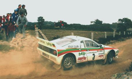 Biasion - Rally Costa Smralda 1983 - Miki Biasion (ita) Tiziano Siviero (ita) Lancia Rally 037 Totip - Fotografo: Photo4