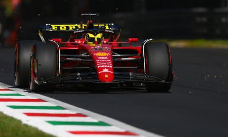 MONZA, ITALY - SEPTEMBER 11: Charles Leclerc of Monaco driving the (16) Ferrari F1-75 on track during the F1 Grand Prix of Italy at Autodromo Nazionale Monza on September 11, 2022 in Monza, Italy. (Photo by Dan Mullan/Getty Images)