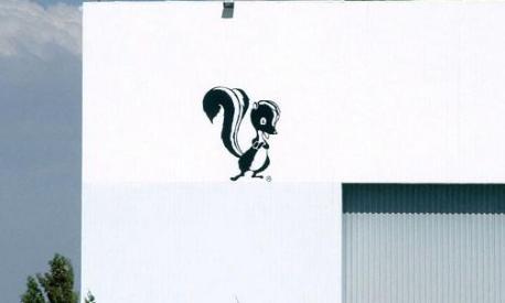 La puzzola americana nel logo di Skunk Works