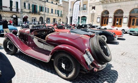 Il posteriore restaurato dell'Alfa Romeo Touring Pescara