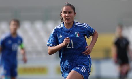 Giulia Dragoni con la Nazionale Under 19