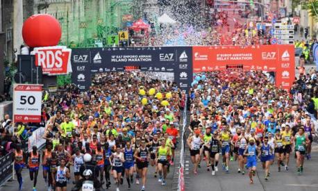 La Milano Marathon del 2018. Ap