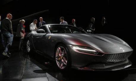La presentazione della Ferrari Roma. Ansa
