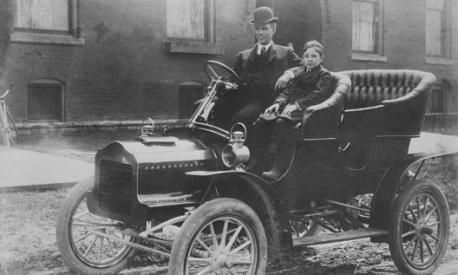 Henry Ford con il figlio Edsel