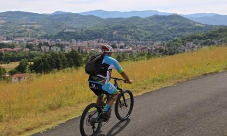 Nell’itinerario per mountain bike ed e-bike provato sono rari i tratti sull’asfalto di strade poco trafficate. Masperi