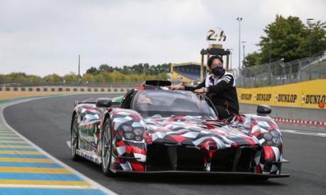 La Toyota GR Super Sport in pista a Le Mans