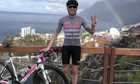 Aleix Espargaro, 31 anni, in versione ciclista