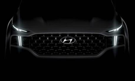 Il primo teaser della nuova Hyundai Santa Fe