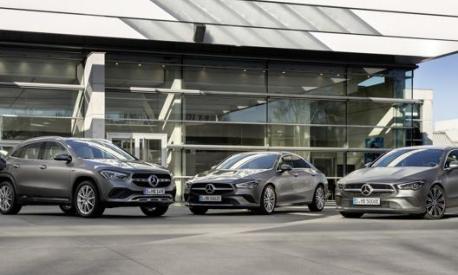 La gamma Mercedes contempla motorizzazioni termiche, elettriche e le novità ibride