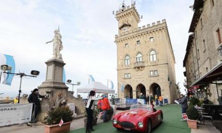 Quest’anno la Mille Miglia ha sconfinato a San Marino. Ansa