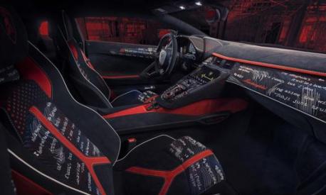 Gli interni esclusivi della Lamborghini Aventador S by Yamamoto