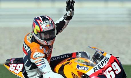 Nicky Hayden, ultimo campione del Mondo americano in MotoGP: vinse nel 2006 su Honda. Ap