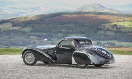 Il retro della  Bugatti  Type 57S Atalante del 1937