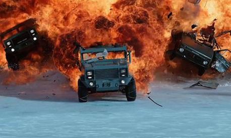Tre delle circa 1.800 auto andate distrutte nelle riprese della saga di Fast & Furious