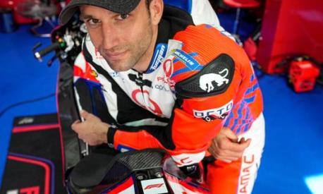 Johann Zarco con la Ducati Desmosedici del team Pramac. Sulla coda delle moto 2021 c’è il marchio F1