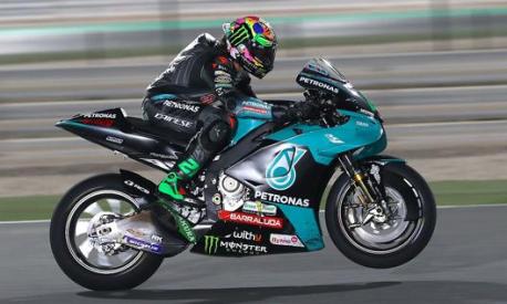 Franco Morbidelli (Yamaha Petronas) durante i test pre-stagionali