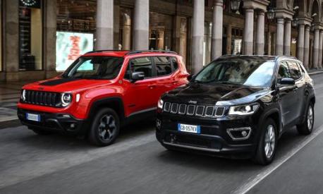 Jeep Renegade e Compass sono tra le ibride plug-in più apprezzate in Italia