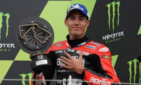 Primo podio in MotoGP per Aprilia con Aleix Espargarò. Afp