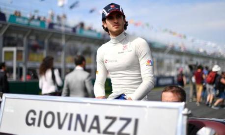 Antonio Giovinazzi durante il suo primo anno in F1