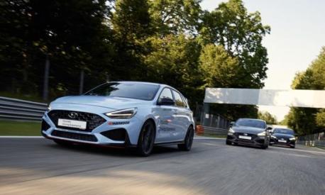 Le vetture della Hyundai Driving Experience all’Autodromo Nazionale di Monza