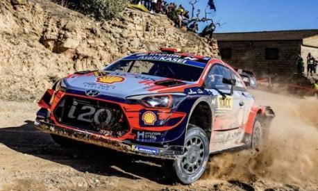 Dani Sordo su Hyundai i20 Coupé all’ultima edizione del Rally di Spagna (2019)
