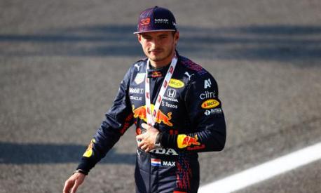 Max Verstappen, secondo dietro Valtteri Bottas nella Sprint Race di Monza