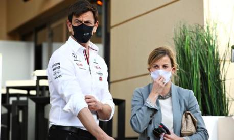 Toto Wolff, team principal Mercedes F1, e Susie Stoddart, team principal Venturi FE: sono sposati dal 2011. Getty