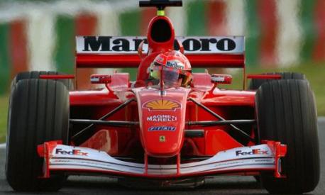 Schumacher vince in Ferrari 5 titoli mondiali consecutivi