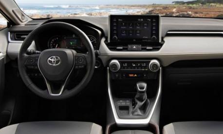 Gli interni di Toyota Rav4 in promozione a gennaio 2022