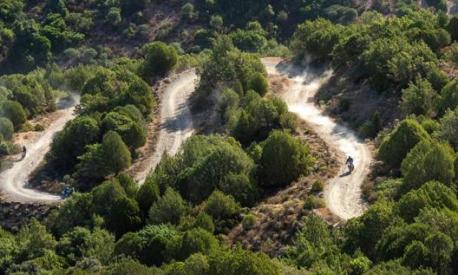 Un tratto del percorso dello Swank Rally di Sardegna 2021