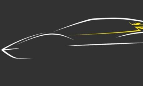 Il disegno del modello Lotus in uscita nel 2026: sarà completamente elettrico