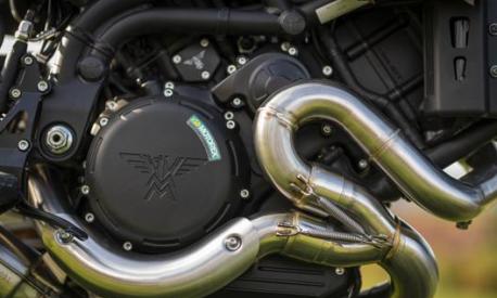 Il motore della Moto Morini 1200 Super Scrambler