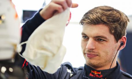 BARCELONA, SPAIN - FEBRUARY 25: Max Verstappen of the Netherlands and Oracle Red Bull Racing prepares to drive in the garage during Day Three of F1 Testing at Circuit de Barcelona-Catalunya on February 25, 2022 in Barcelona, Spain. (Photo by Mark Thompson/Getty Images)