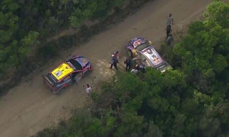 Le immagini dell'incidente nell'ultima prova del Rally Italia Sardegna sabato