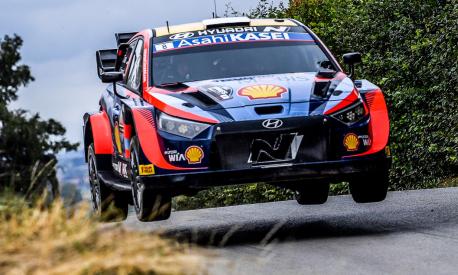 Ott Tanak (Hyundai), vincitore del Rally del Belgio