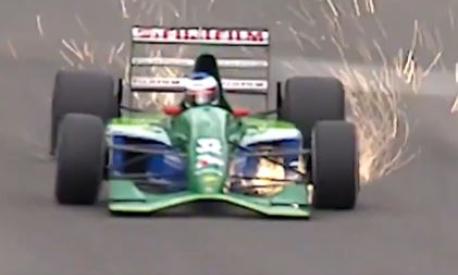 Michael Schumacher al volante della Jordan nel 1991