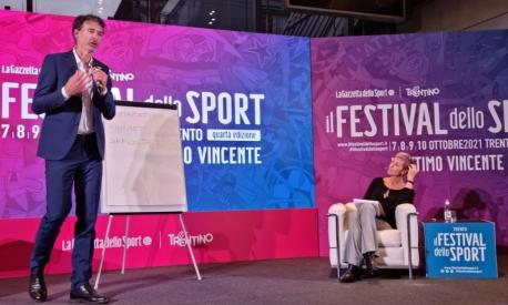 Riccardo Pittis al Festival dello Sport di Trento