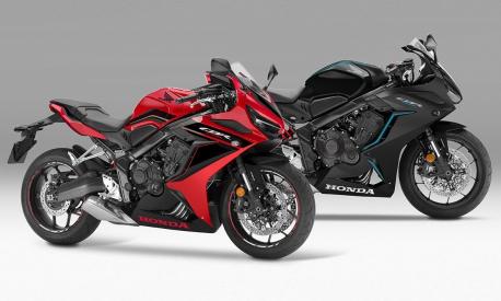 Le nuove colorazioni della Honda 2023 CB650R e CBR650R