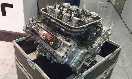 Il V8 aspirato da 4.5 litri di Gibson Technology