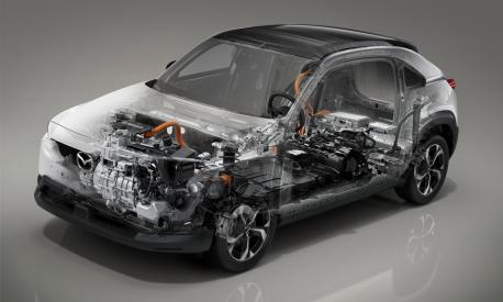 Mazda MX-30 con motore Wankel