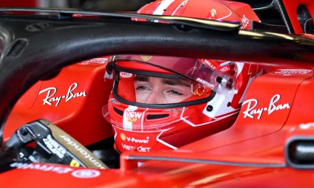 Charles Leclerc sulla Ferrari SF-23 in Australia parte settimo. AFP
